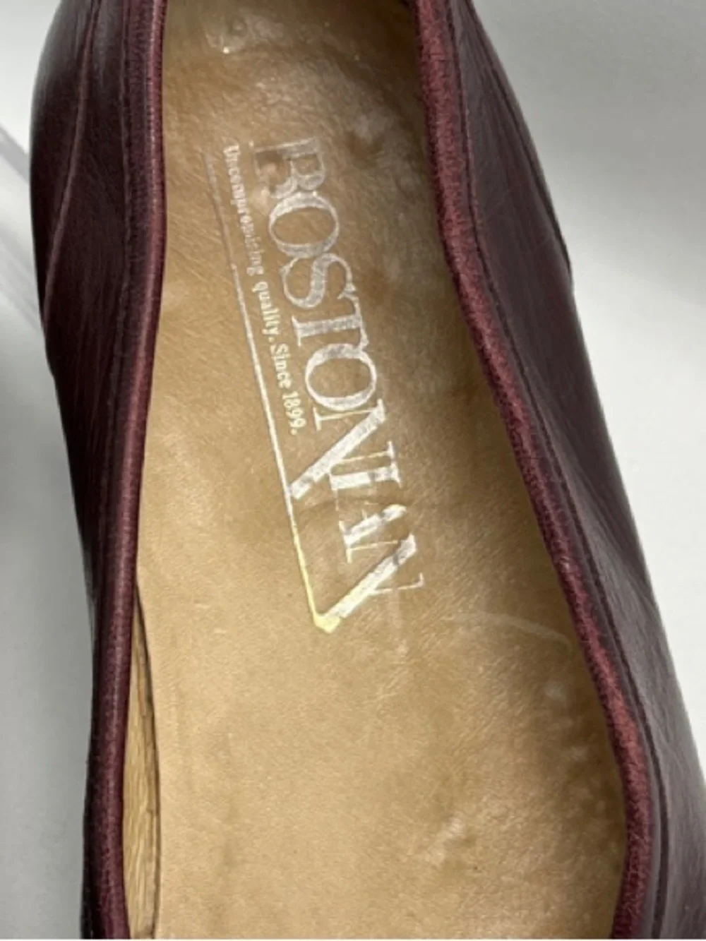 Bostonian Men's Sz9 Tassel Kiltie Loafers Wine Burgundy Vintage1980/Early90s#331